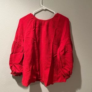 Universal thread long sleeve blouse